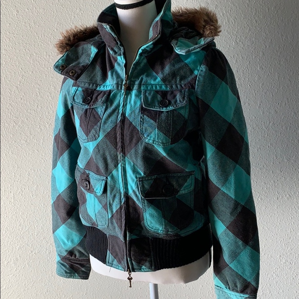 Roxy Checkered Jacket